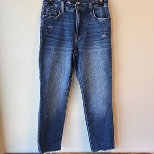 Kut from the Kloth Dark Wash Ankle Jeans Reese 2L